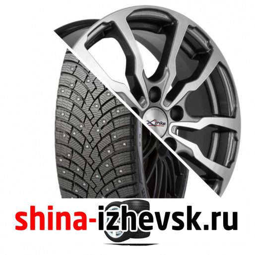 Колесо в сборе Pirelli Winter Ice Zero 2 215/65 R16 T 102 + X-trike X117 6.5xR16 5×114.3 ET40 DIA66.1 Темно-серебристый полированный в Ижевске